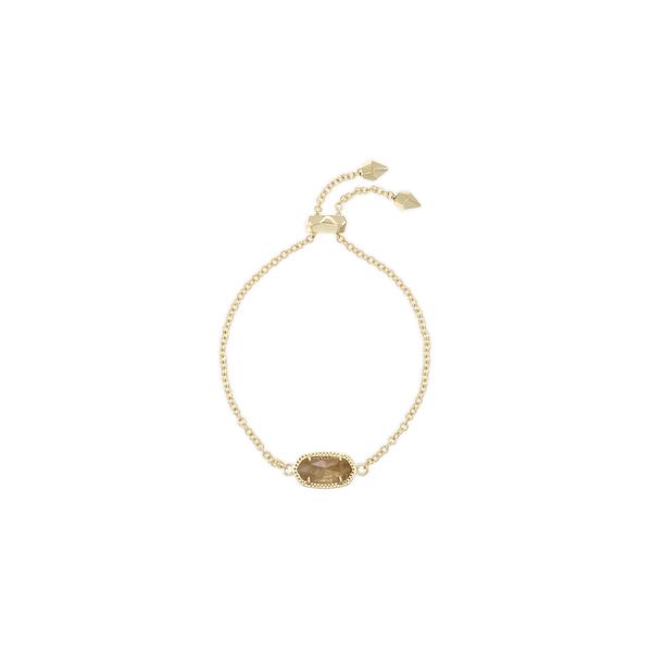 Kendra Scott Elaina Delicate Chain Bracelet Gold Orange Citrine Quartz S. Lennon & Co Jewelers New Hartford, NY