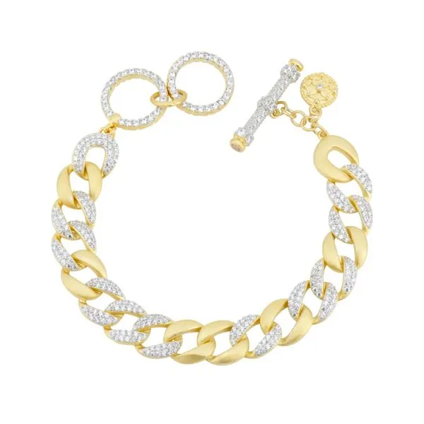 Freida Rothman - Pave Chain Link Bracelet Steve Lennon & Co Jewelers  New Hartford, NY