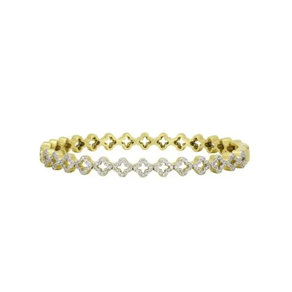Freida Rothman - Nautical Clover Hinge Bangle S. Lennon & Co Jewelers New Hartford, NY