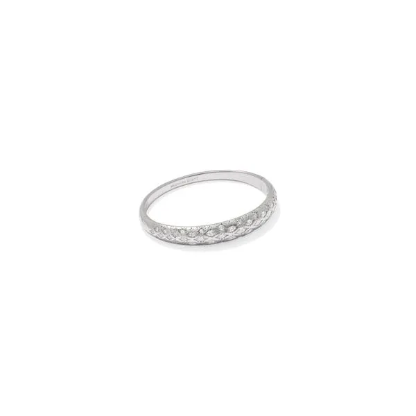 Kendra Scott Holland Bangle Bracelet Vintage Silver White Crystal M/L Steve Lennon & Co Jewelers  New Hartford, NY