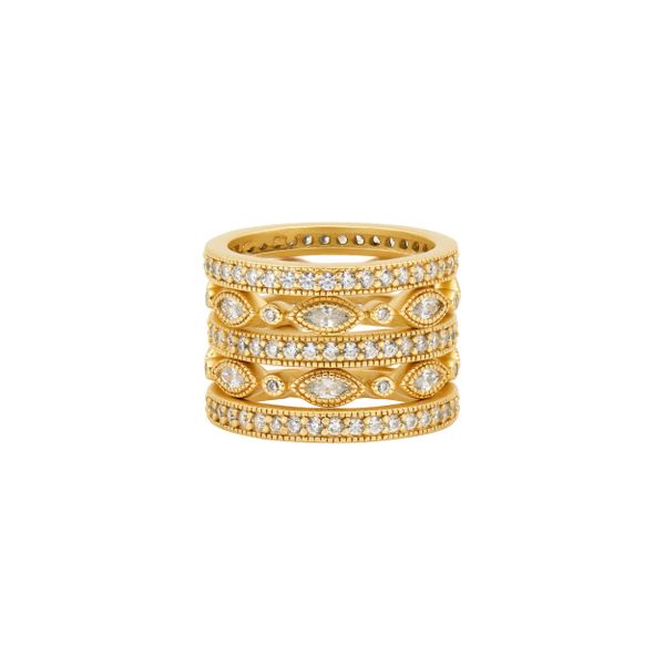 Fredia Rothman Signature Classic Marquise Eternity Ring 5 Stack Steve Lennon & Co Jewelers  New Hartford, NY