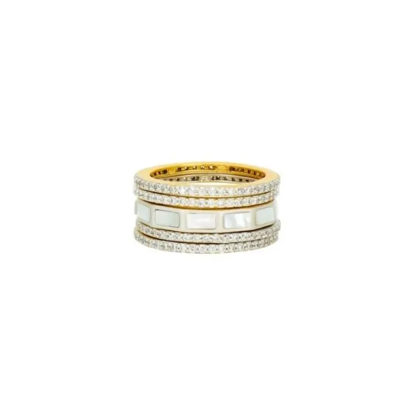 FREIDA ROTHMAN - IRIDESCENT 5 STACK RING Steve Lennon & Co Jewelers  New Hartford, NY