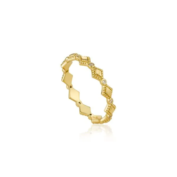 Ania Haie - Gold Bohemia Ring 14kt gold plated on sterling silver Steve Lennon & Co Jewelers  New Hartford, NY