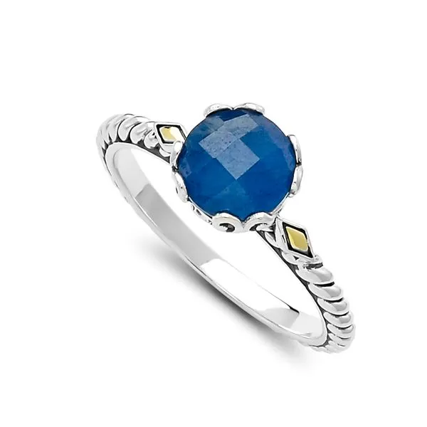 Samuel B. SS/18K Birthstone Ring In Blue Sapphire S. Lennon & Co Jewelers New Hartford, NY