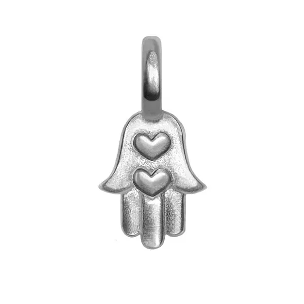 Alex Woo Mini Addition Sterling Silver Hamsa Hand Steve Lennon & Co Jewelers  New Hartford, NY