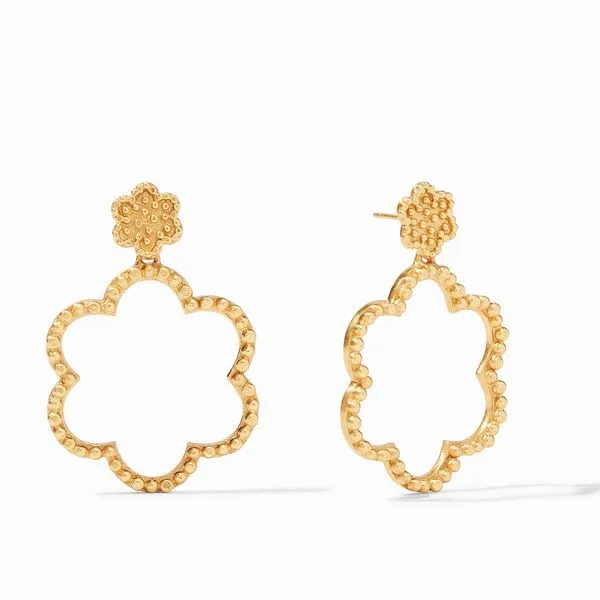 Julie Vos Colette Statement Earring Gold Steve Lennon & Co Jewelers  New Hartford, NY