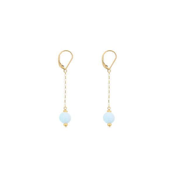 DB Sterling Silver Silver Drop Earrings Steve Lennon & Co Jewelers  New Hartford, NY