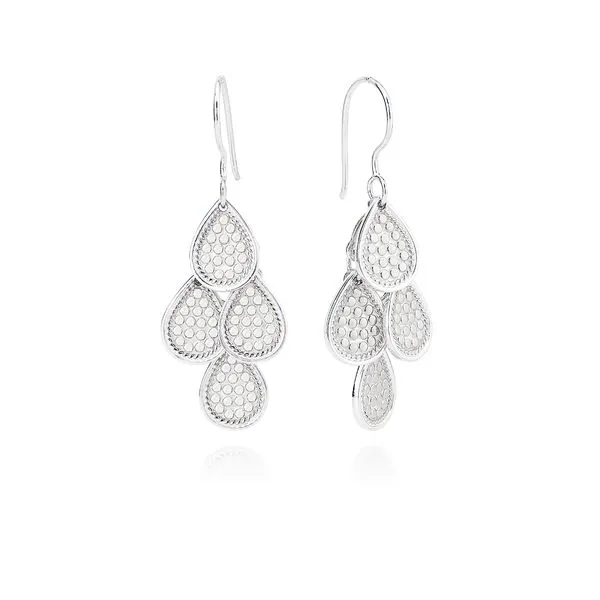 Anna Beck - Classic Chandelier Earrings - Silver Steve Lennon & Co Jewelers  New Hartford, NY