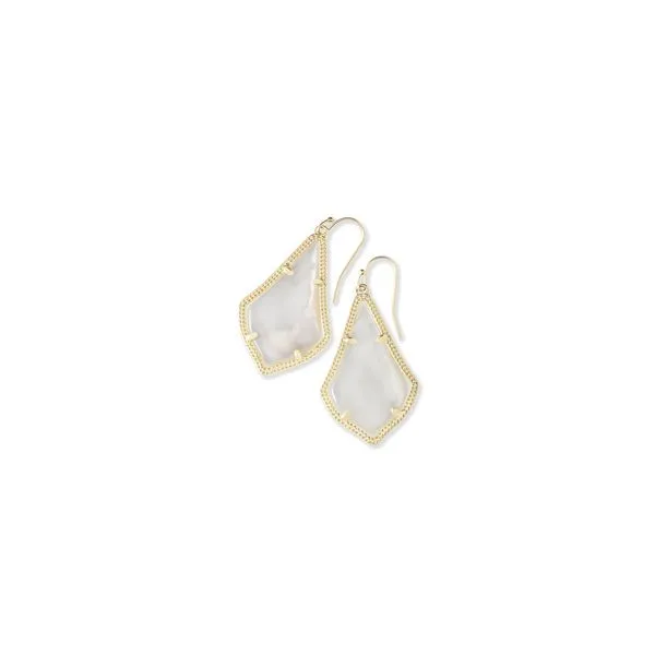 Kendra Scott ALEX EARRINGS GOLD IVORY MOTHER OF PEARL Steve Lennon & Co Jewelers  New Hartford, NY