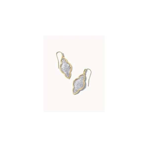 Kendra Scott ABBIE DROP EARRINGS GOLD - RHODIUM MIX Steve Lennon & Co Jewelers  New Hartford, NY