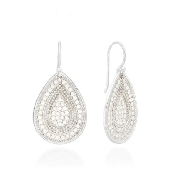 Anna Beck Divided Tear Drop Earrings Sterling Silver Steve Lennon & Co Jewelers  New Hartford, NY