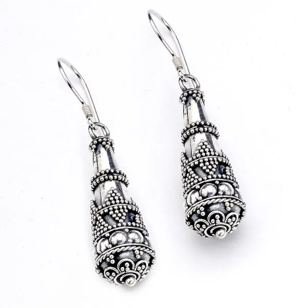 Samuel B. White Sterling Silver Drop Earrings Image 2 Steve Lennon & Co Jewelers  New Hartford, NY