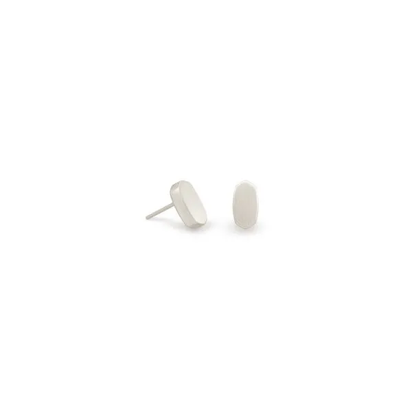 Kendra Scott - Barrett Earring Bright Silver Metal Steve Lennon & Co Jewelers  New Hartford, NY