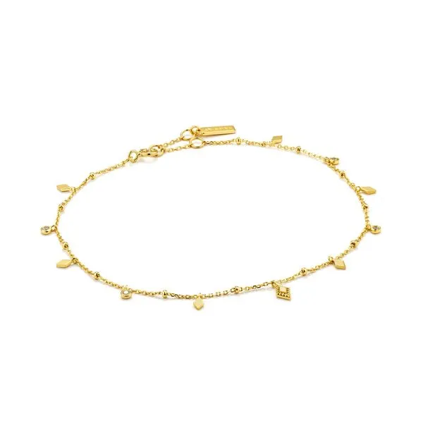 Ania Haie - Sterling Silver Gold Plated Bohemia Anklet Steve Lennon & Co Jewelers  New Hartford, NY