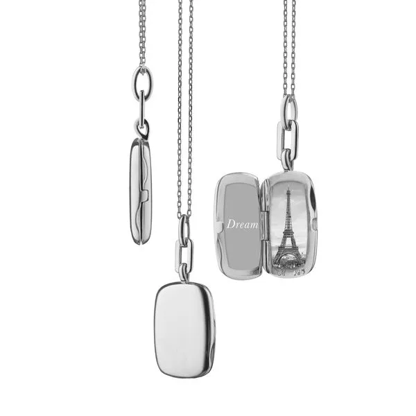 Monica Rich Kosann Sterling Silver Rectangle 