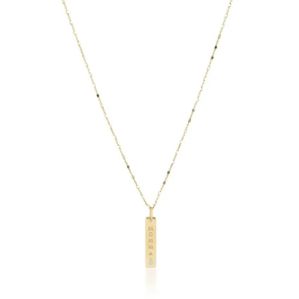 Ela Rae  Momma Stick with Single White Zircon on 2 Tone Steve Lennon & Co Jewelers  New Hartford, NY