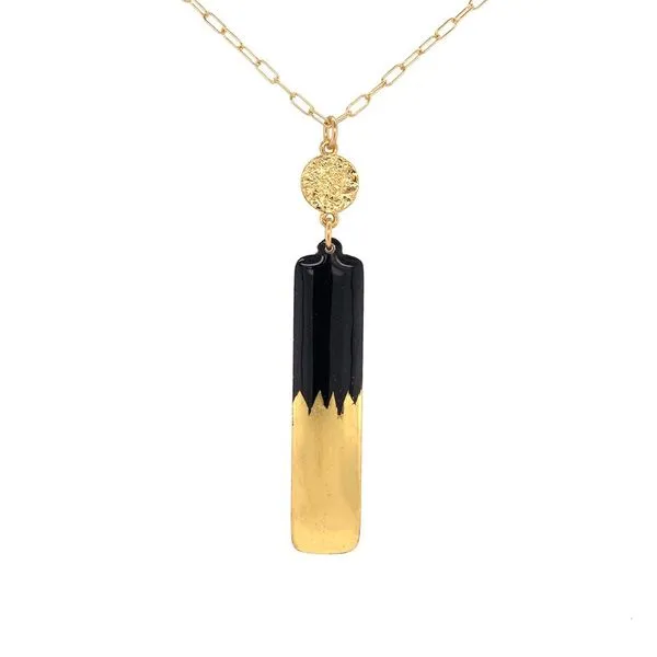 Evocateur - Skyline Black Column Necklace Steve Lennon & Co Jewelers  New Hartford, NY