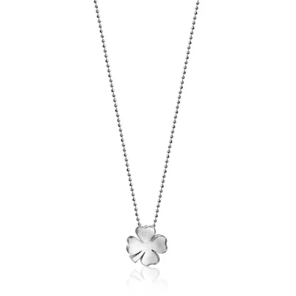 Alex Woo - Little Luck Sterling Silver Clover Necklace Steve Lennon & Co Jewelers  New Hartford, NY