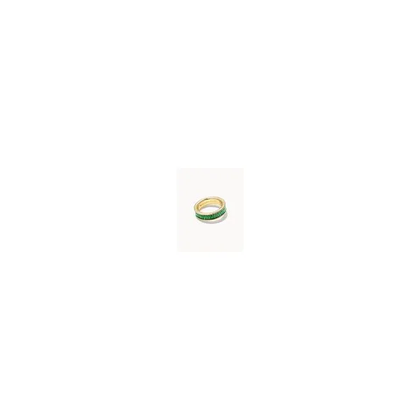 Kednra Scott Jack Band Ring Green Crystal Steve Lennon & Co Jewelers  New Hartford, NY