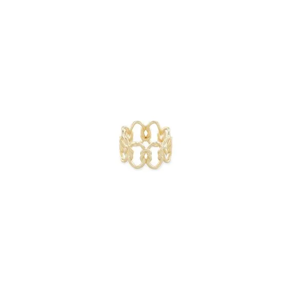 Kendra Scott FALLYN BAND RING GOLD METAL 8 Steve Lennon & Co Jewelers  New Hartford, NY