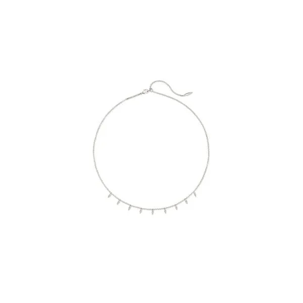 Kendra Scott Addison Choker Rhodium Metal Steve Lennon & Co Jewelers  New Hartford, NY