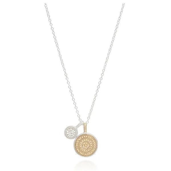 Anna Beck Circle Of Life Dual Disc Charity Necklace 16-18