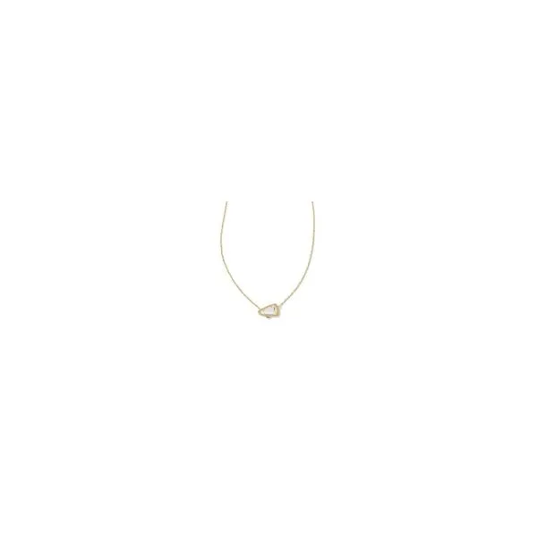 Kendra Scott Gold Cheer Short Pendant Necklace Steve Lennon & Co Jewelers  New Hartford, NY