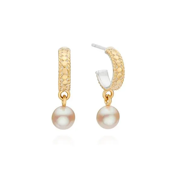 Anna Beck Silver Earnings W/Stones With Pearls Steve Lennon & Co Jewelers  New Hartford, NY