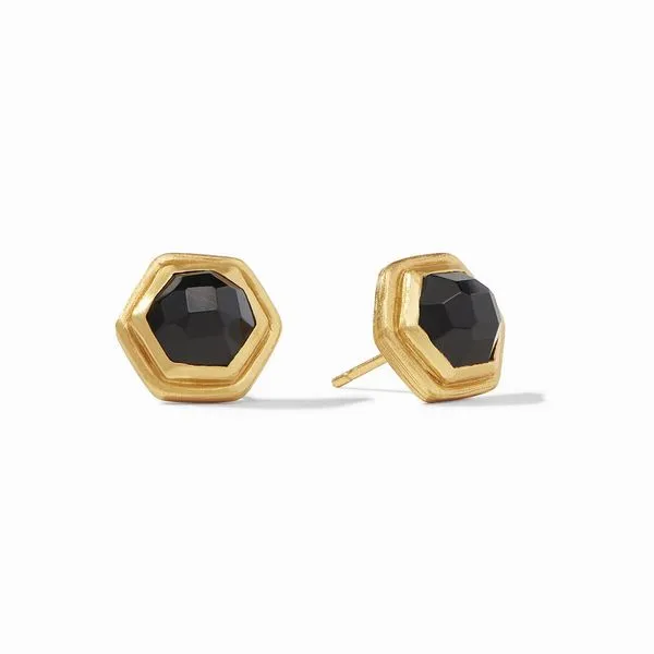 Julie Vos -  Palladio Stud Obsidian Black Steve Lennon & Co Jewelers  New Hartford, NY