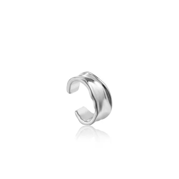 Ania Haie Crush Ear Cuff - Silver Steve Lennon & Co Jewelers  New Hartford, NY