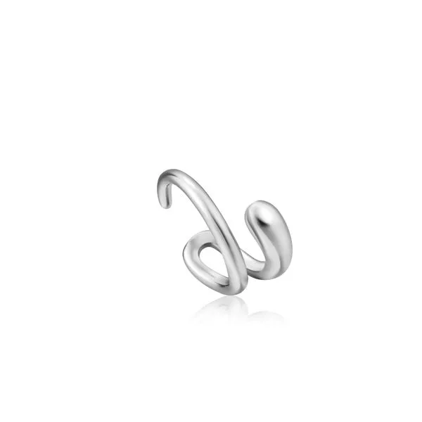 Ania Haie Luxe Ear Cuff - Silver Steve Lennon & Co Jewelers  New Hartford, NY
