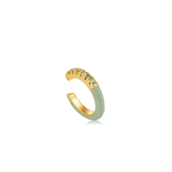 Ania Haie Sage Enamel Gold Ear Cuff Steve Lennon & Co Jewelers  New Hartford, NY
