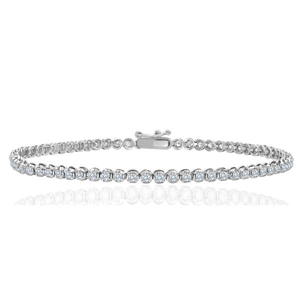 MR 14K White Gold Lab Grown Bracelets Steve Lennon & Co Jewelers  New Hartford, NY