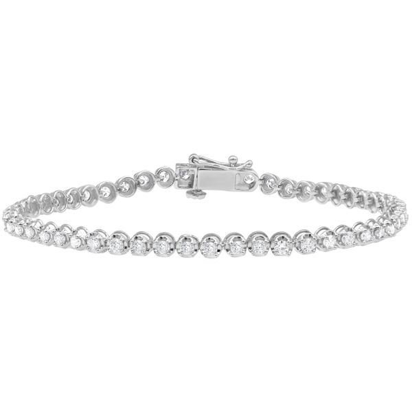 MR 14K White Gold Lab Grown Bracelets Steve Lennon & Co Jewelers  New Hartford, NY