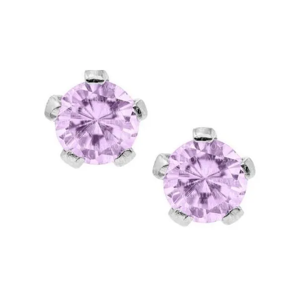 June Birthstone Sterling Silver Earrings Steve Lennon & Co Jewelers  New Hartford, NY
