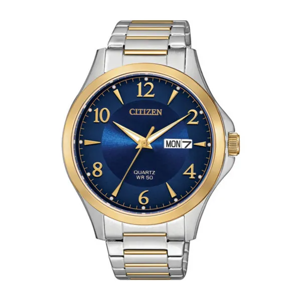 Citizen Quartz Mens Two Tone Bracelet Watch Smith Jewelers Franklin, VA
