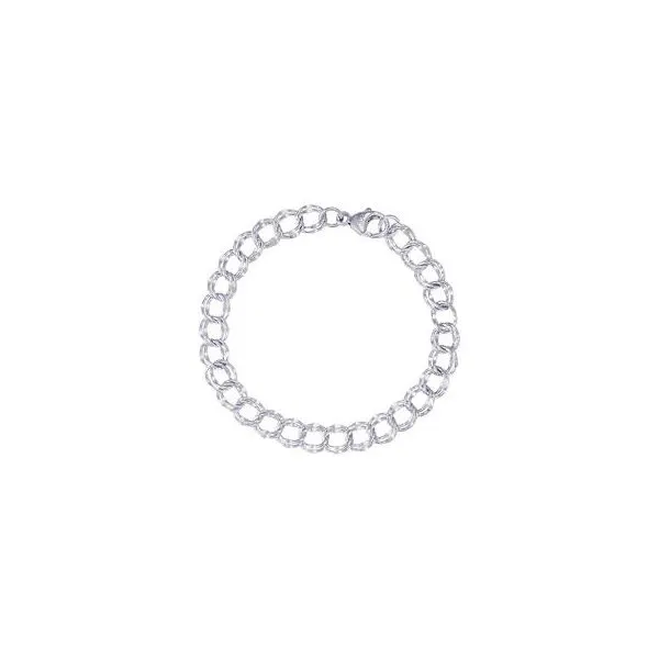 STERLING SILVER CHARM BRACELET 8 INCH Smith Jewelers Franklin, VA
