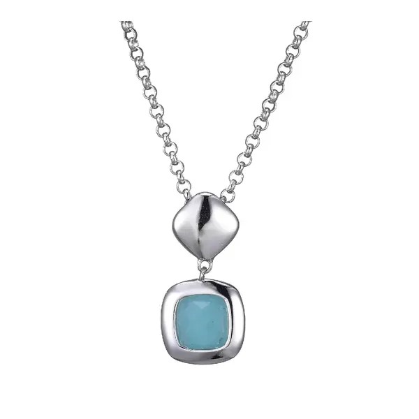 Silver Necklace with Stones Smith Jewelers Franklin, VA