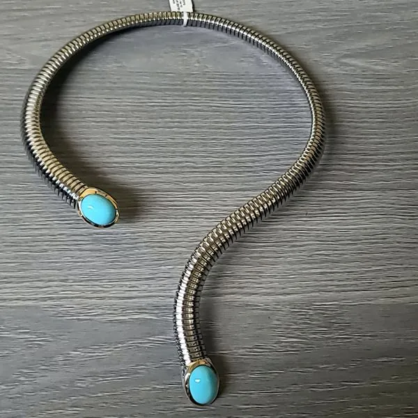Silver Necklace with Stones Smith Jewelers Franklin, VA