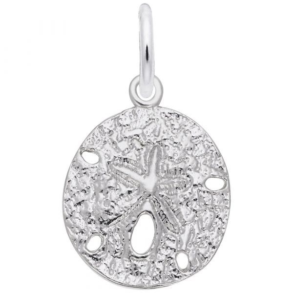 Sterling Silver Small Sand Dollar Charm Smith Jewelers Franklin, VA