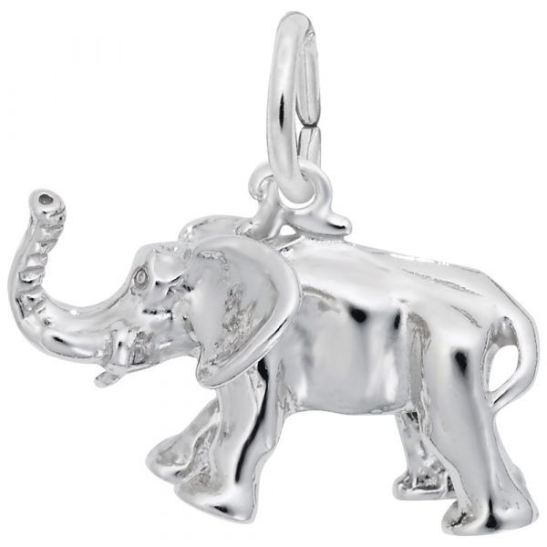 Sterling Silver African Elephant Charm Smith Jewelers Franklin, VA