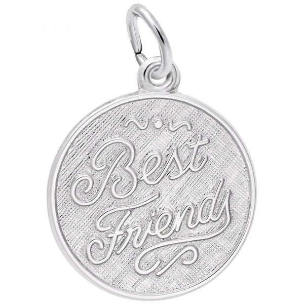Sterling Silver Best Friends Disc Charm Smith Jewelers Franklin, VA