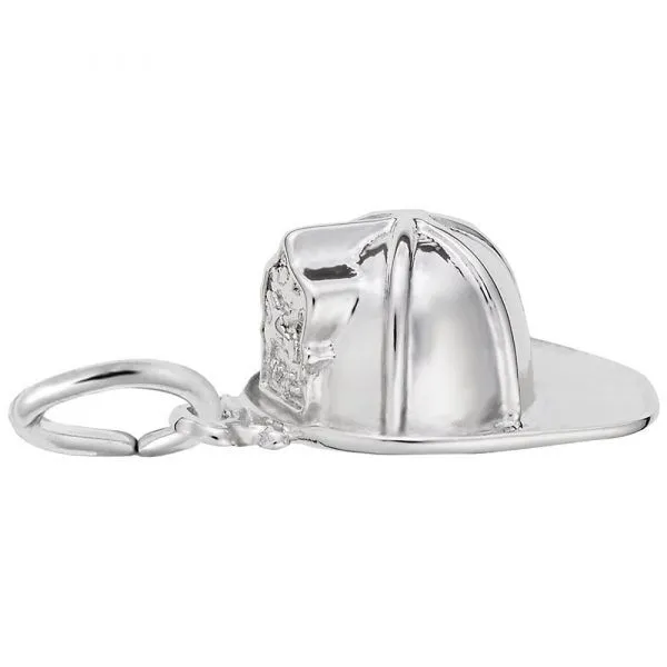 Sterling Silver Firefighter Helmet Charm Smith Jewelers Franklin, VA