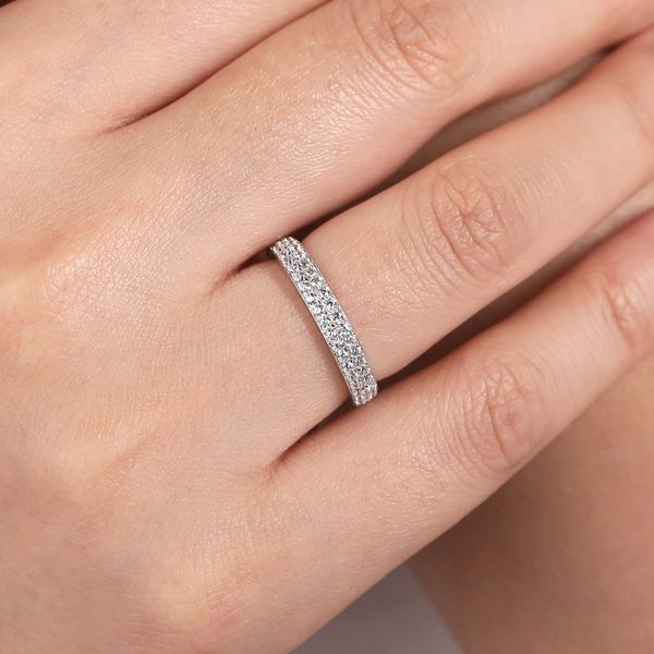 Women's Diamond Wedding Band Image 3 Spath Jewelers Bartow, FL