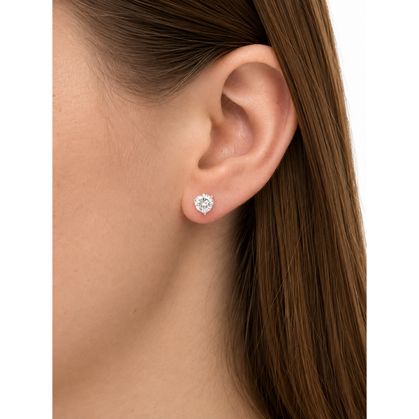 Diamond Earrings Image 3 Spath Jewelers Bartow, FL
