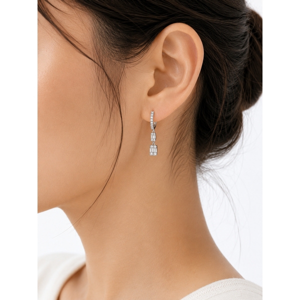 Diamond Earrings Image 2 Spath Jewelers Bartow, FL