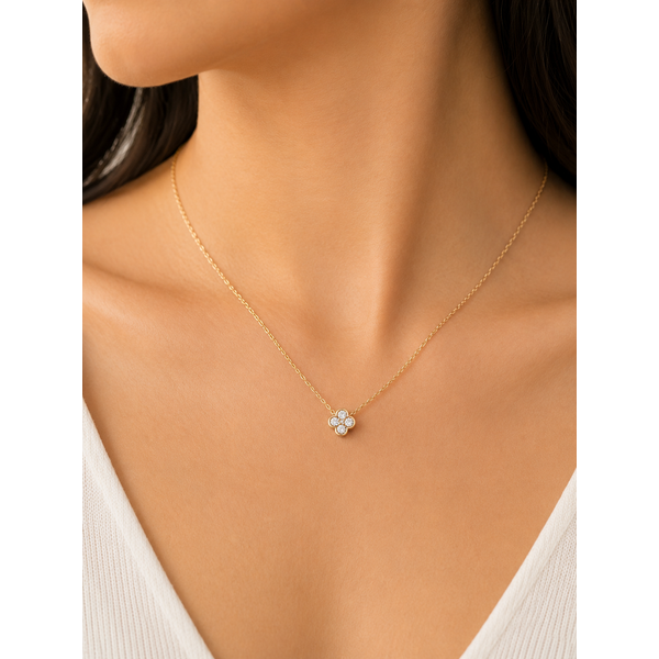Diamond Necklace Image 3 Spath Jewelers Bartow, FL