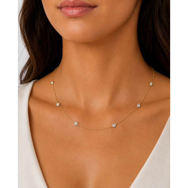 Diamond Necklace Image 2 Spath Jewelers Bartow, FL