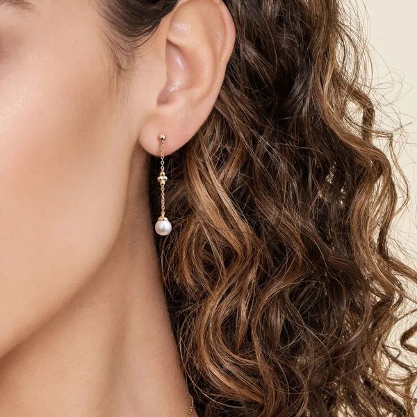 Pearl Earrings Image 2 Spath Jewelers Bartow, FL