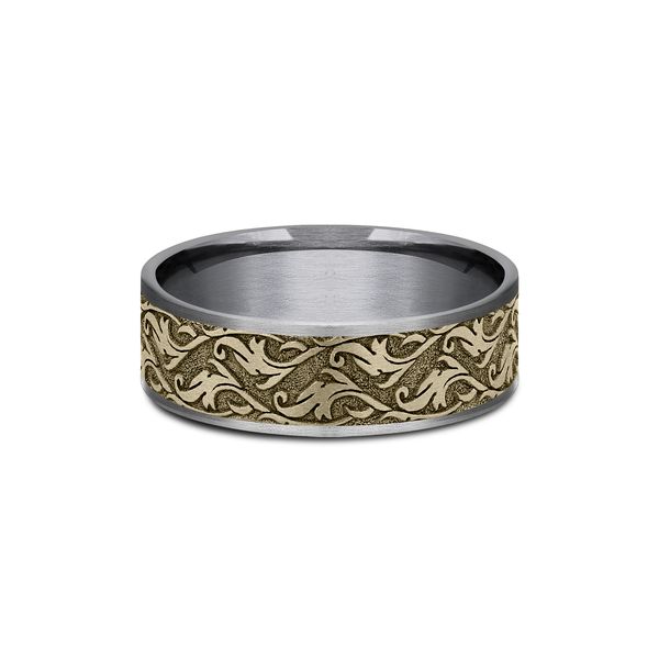 Gold Wedding Band Image 2 Spath Jewelers Bartow, FL